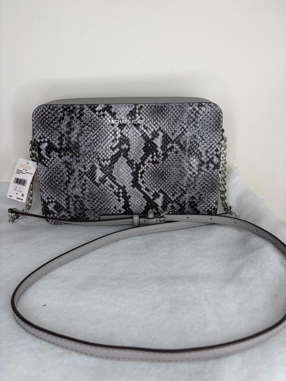 Michael Kors Jet Set Large East West Crossbody Bag Quarry Grey